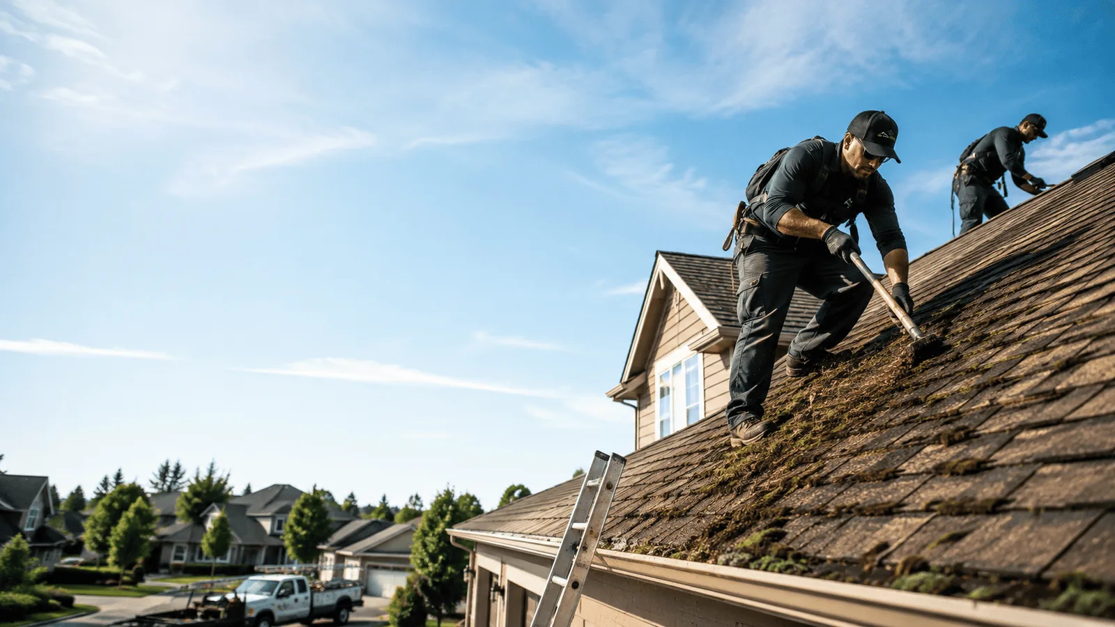 Roof Moss Removal in Clinton, NJ near me